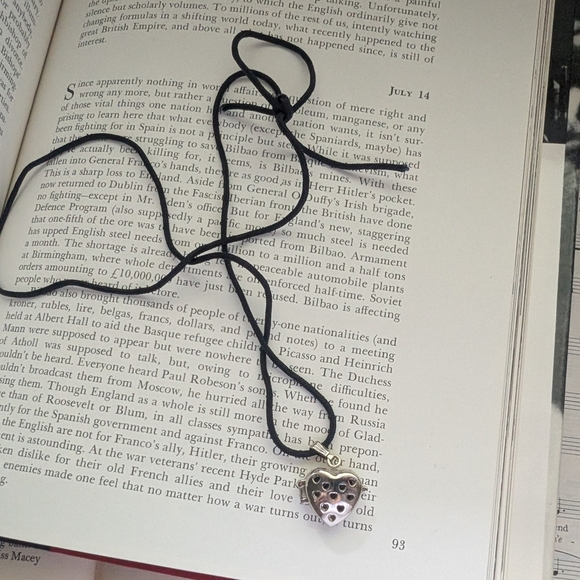 Heart-Shaped Silver Locket Necklace - Picture 7 of 7